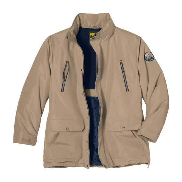 Atlas For Men Mens Water Repellent Multi Pocket Parka