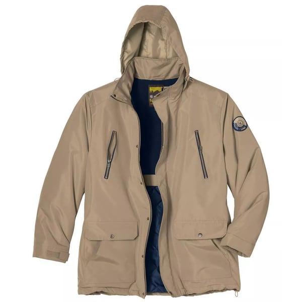Atlas For Men Mens Water Repellent Multi Pocket Parka
