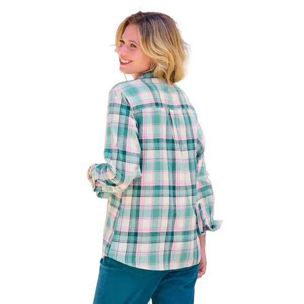 Atlas for Women Naisten ruudullinen flanellipaita