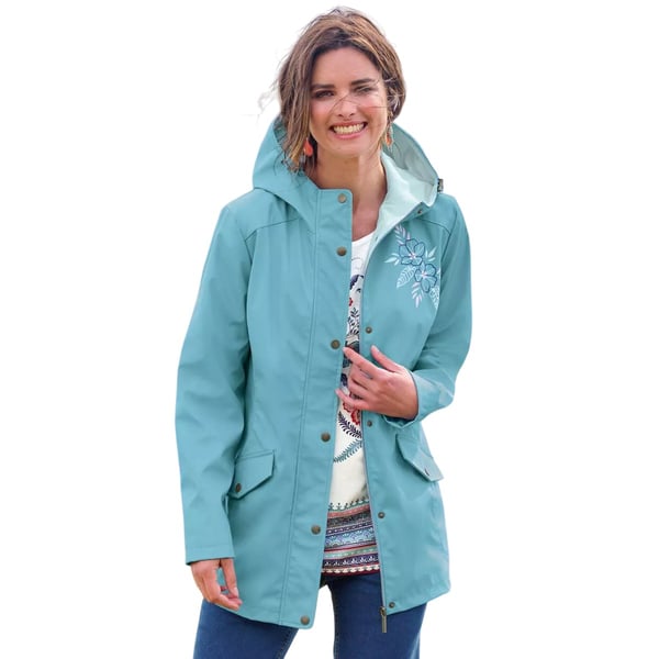 Atlas for Women Womens/Ladies Waxed Hooded Windbreaker
