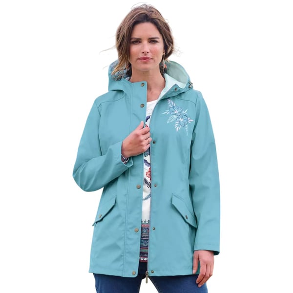 Atlas for Women Womens/Ladies Waxed Hooded Windbreaker