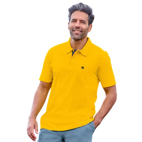 Atlas For Men Enfärgad Pikétröja för Herr (3-pack)