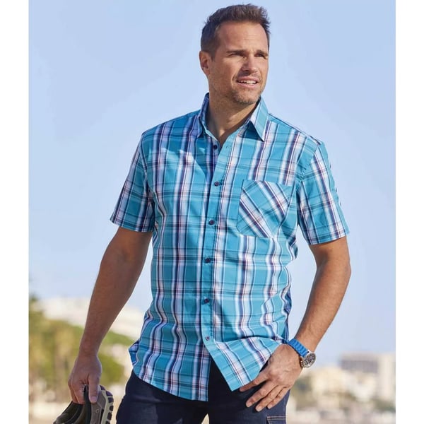 Atlas For Men Miesten Ruudullinen Paita