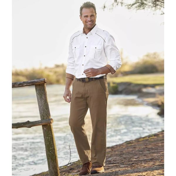 Atlas For Men Mens Plain Chinos
