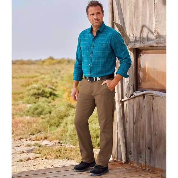Atlas For Men Mens Plain Chinos