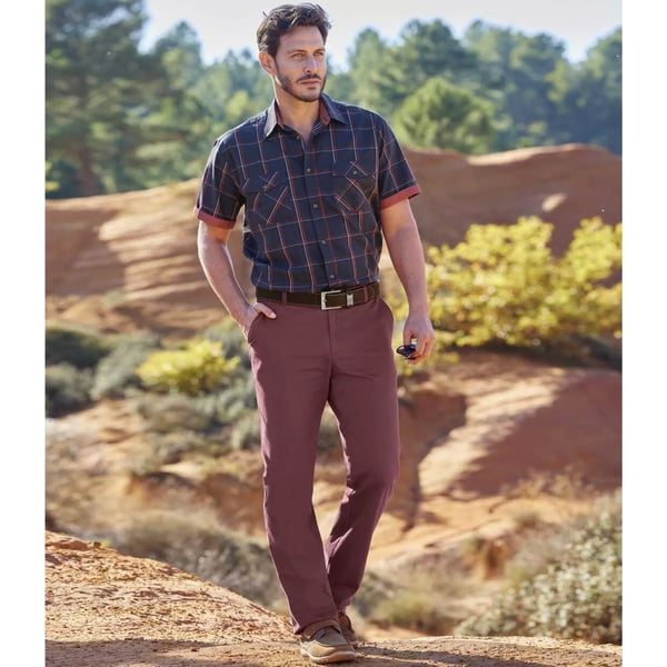 Atlas For Men Stretch-chinos til mænd