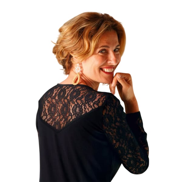 Atlas for Women Womens/Ladies Lace Tunic