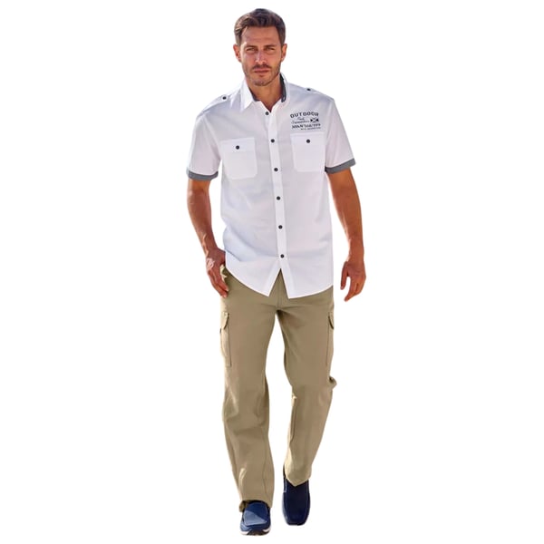 Atlas For Men Mens Pilot Style Shirt
