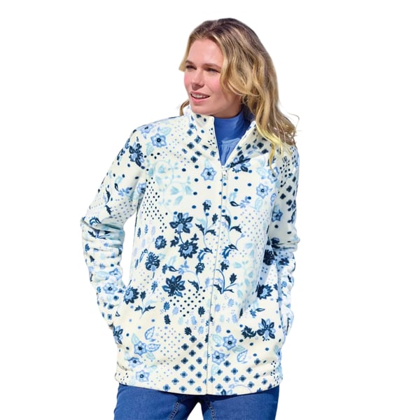 Atlas for Women Womens/Ladies Printed Fleece Jacket