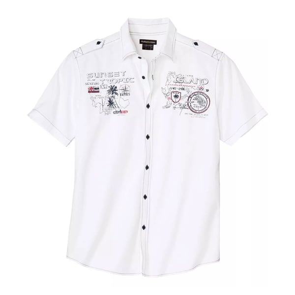 Atlas For Men Mens Tropical Pilot Shirt