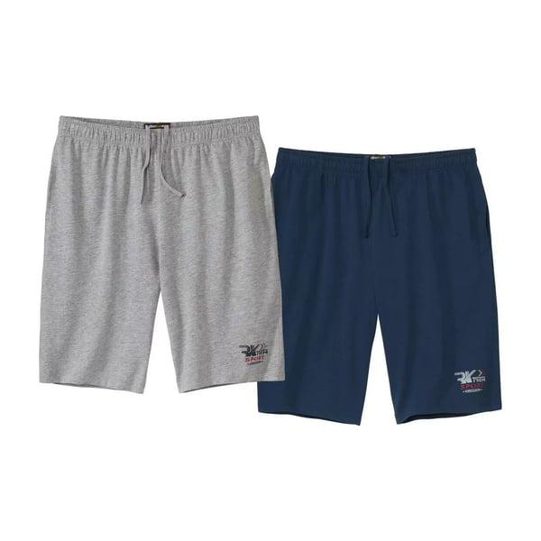 Atlas For Men Mens Jersey Shorts (Pack of 2)