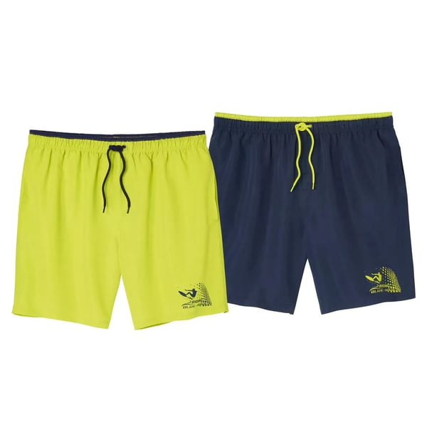 Atlas For Men Mens Microfibre Swim Shorts (Pack of 2)