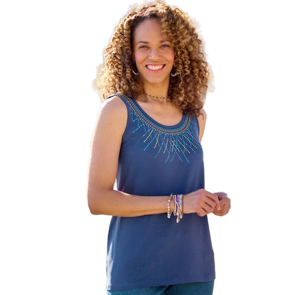 Atlas for Women Womens/Ladies Patterned Vest Top (Pack of 2)