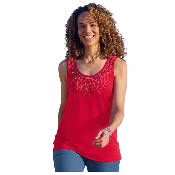 Atlas for Women Womens/Ladies Patterned Vest Top (Pack of 2)