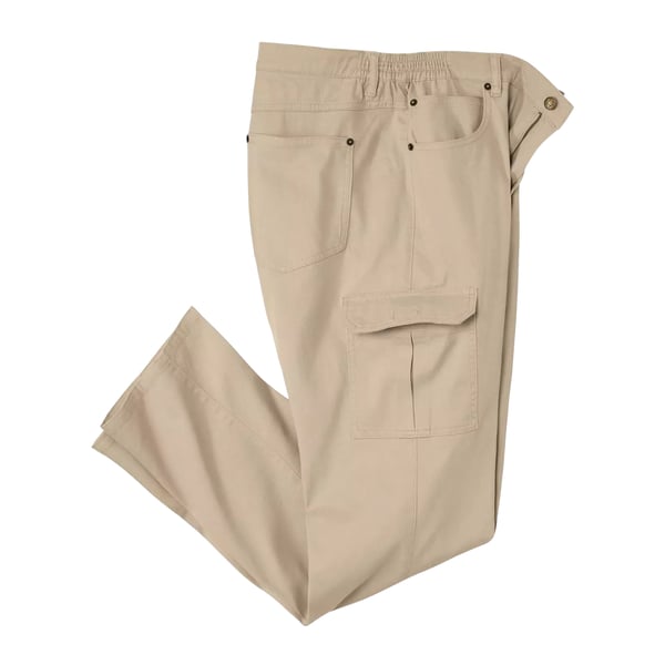 Atlas For Men Mens Part Elasticated Cargo Trousers