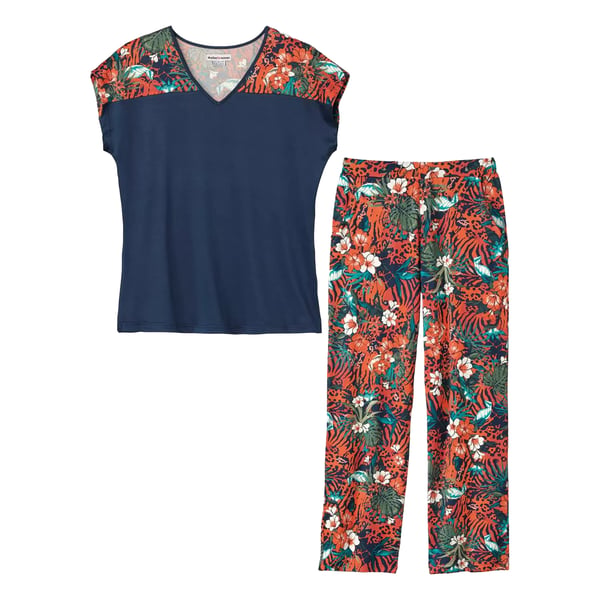 Atlas for Women Womens/Ladies Printed Top And Trousers Set