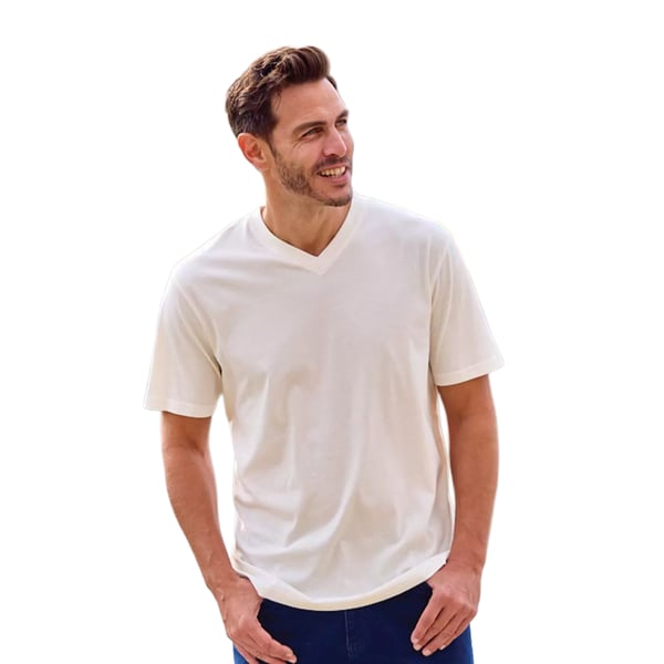 Atlas For Men Miesten V-kaula-aukko T-paita (4 kpl:n pakkaus)