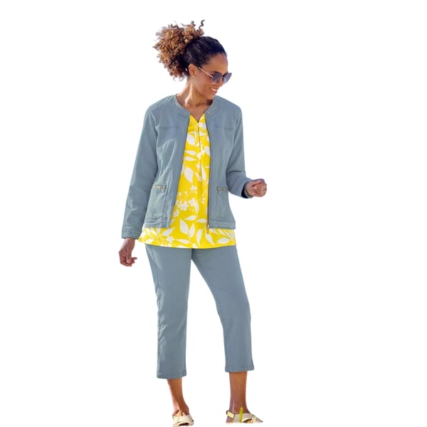Atlas for Women Womens/Ladies Cropped Summer Jeggings