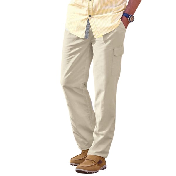 Atlas For Men Mens Relaxed Fit Cargo Trousers