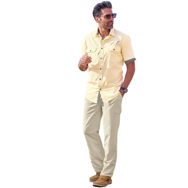 Atlas For Men Mens Relaxed Fit Cargo Trousers