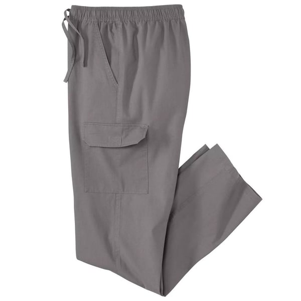 Atlas For Men Mens Elasticated Waist Cargo Trousers