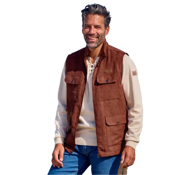 Atlas For Men Mens Multi Pocket Gilet