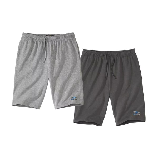 Atlas For Men Mens Mottled Casual Shorts (Pack of 2)