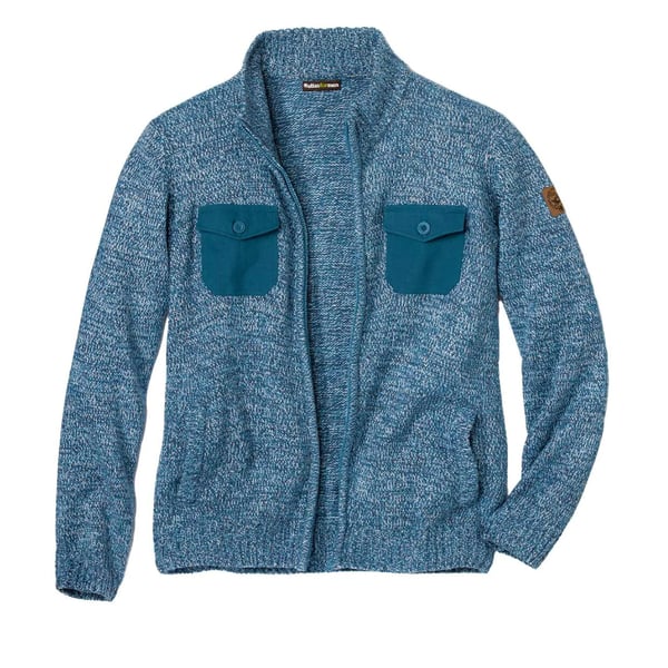 Atlas For Men Mens Knitted Full Zip Jacket