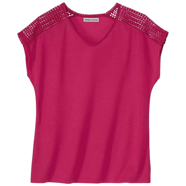 Atlas for Women Womens/Ladies Macrame T-Shirt