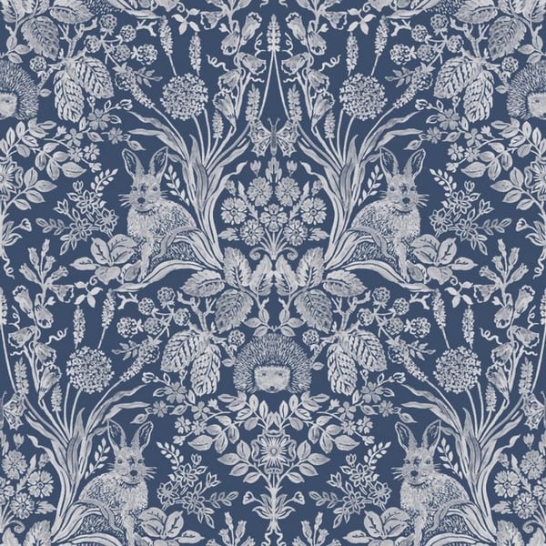 World Of Wallpaper Harlen Woodland Damask Wallpaper