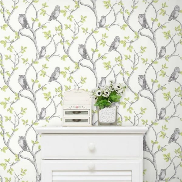 Fine Decor Owl Wallpaper