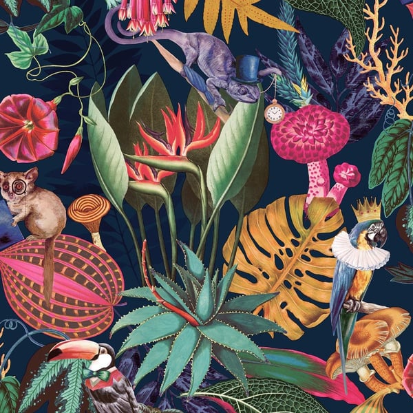 Holden Décor Wonderland Tropical Wallpaper