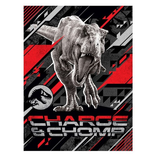 Jurassic World Charge & Chomp Fleece-tæppe