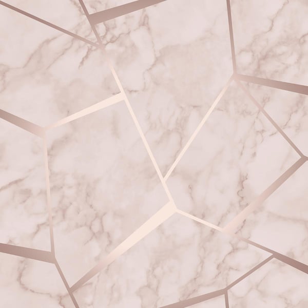 Fine Decor Fractal Marble Geometric Wallpaper