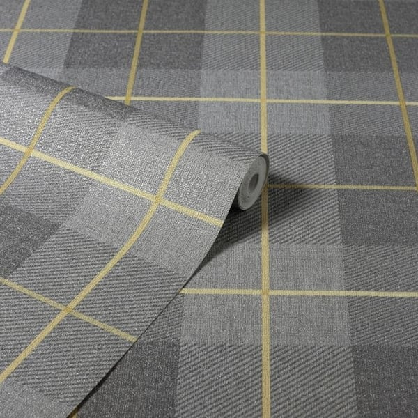Arthouse Heritage Tartan Textured Wallpaper