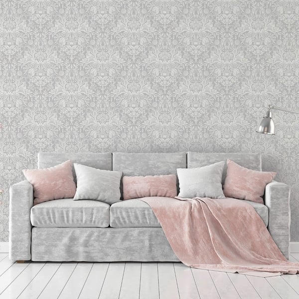 Holden Décor Harlen Woodland Damask Wallpaper