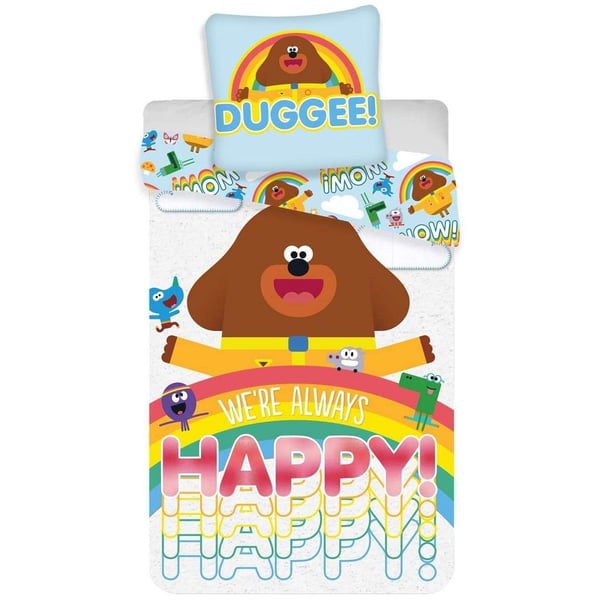 Hey Duggee Happy Påslakanset