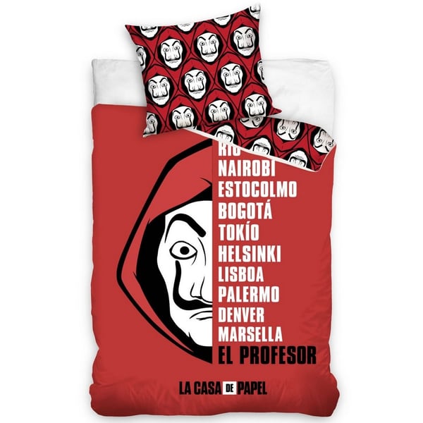 Money Heist La Casa De Papel Cotton Duvet Cover Set