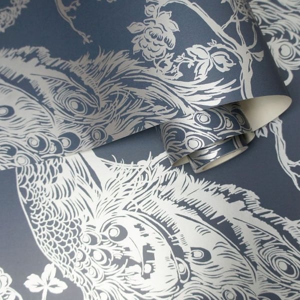 Holden Décor Glistening Peacock -tapetti