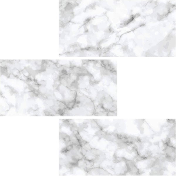 Fine Decor Carrara fliser (pakke med 4)