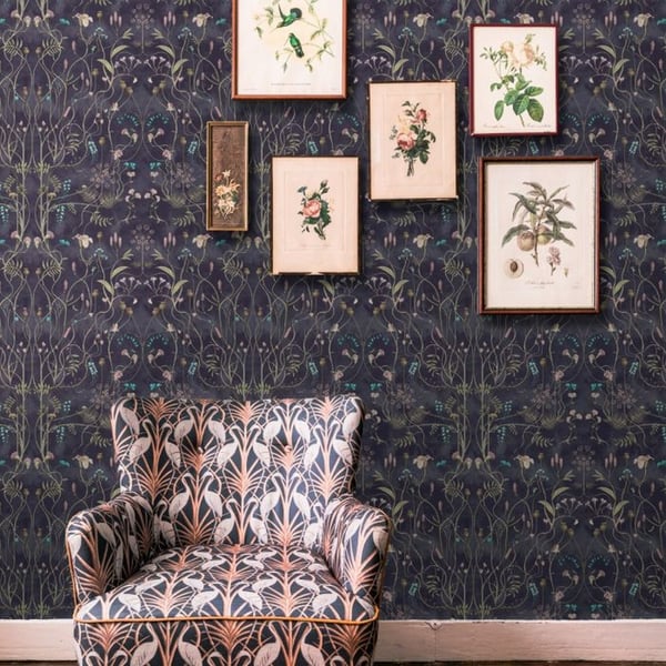 The Chateau By Angel Strawbridge The Wild Flower Garden -tapetti