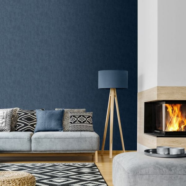 Muriva Linen Textured Wallpaper