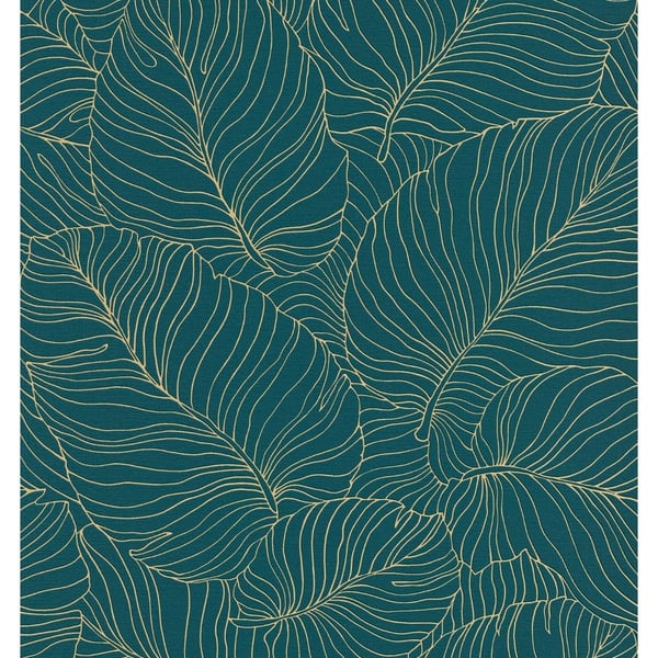 Grandeco Isa Banana Leaf Textured Wallpaper Grandeco Isa Banana Leaf Textured Wallpaper