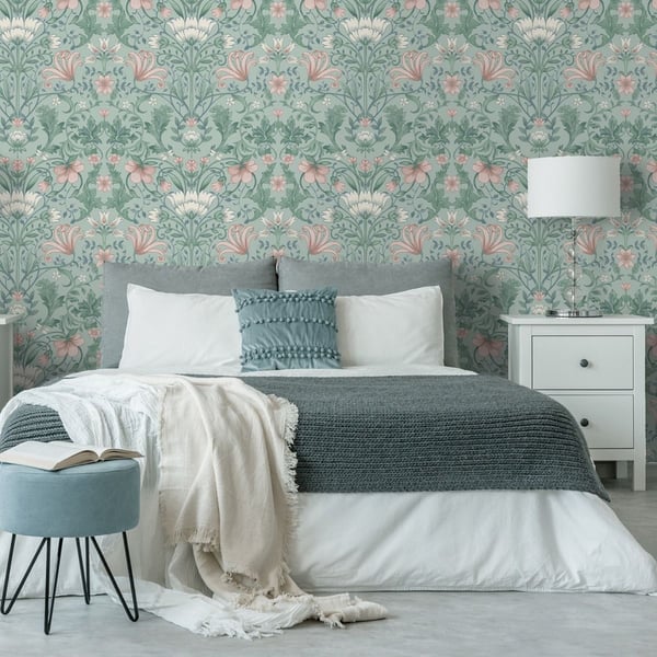 Holden Décor Eclectic Collection Vintage-kukkatapetti