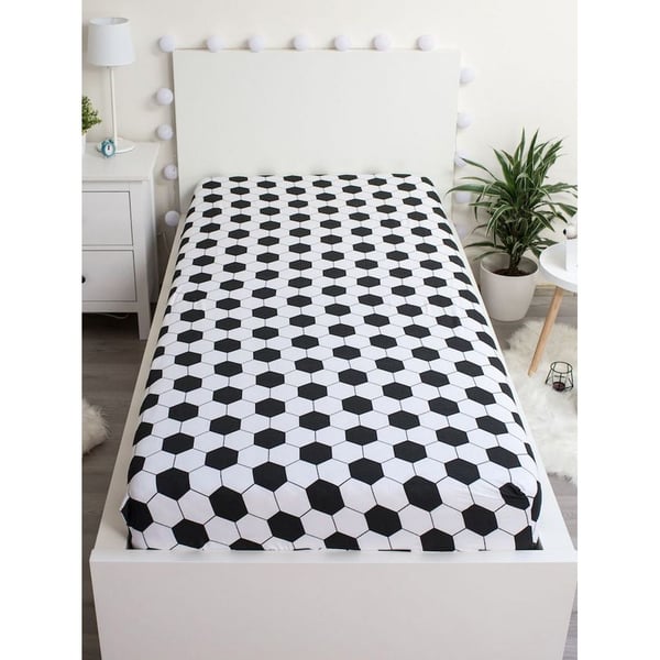 Jerry Fabrics Cotton Football Fitted Sheet