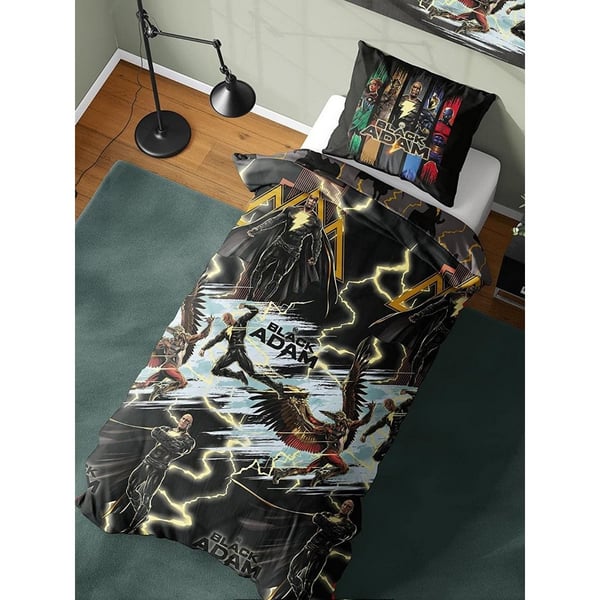 Black Adam Duvet Cover Set