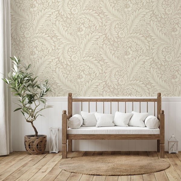 Belgravia Florence Leaf Wallpaper