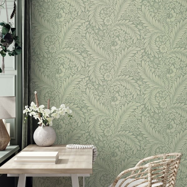 Belgravia Florence Leaf Wallpaper