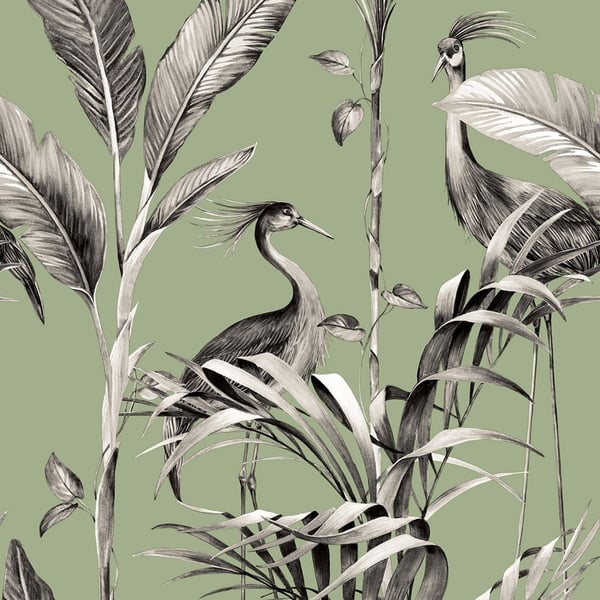 World Of Wallpaper Azzurra Leaf Wallpaper