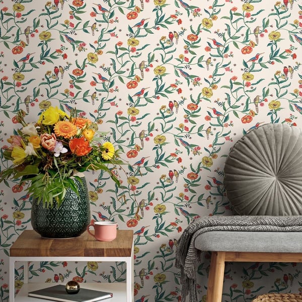 Cath Kidston Fåglar Tapet